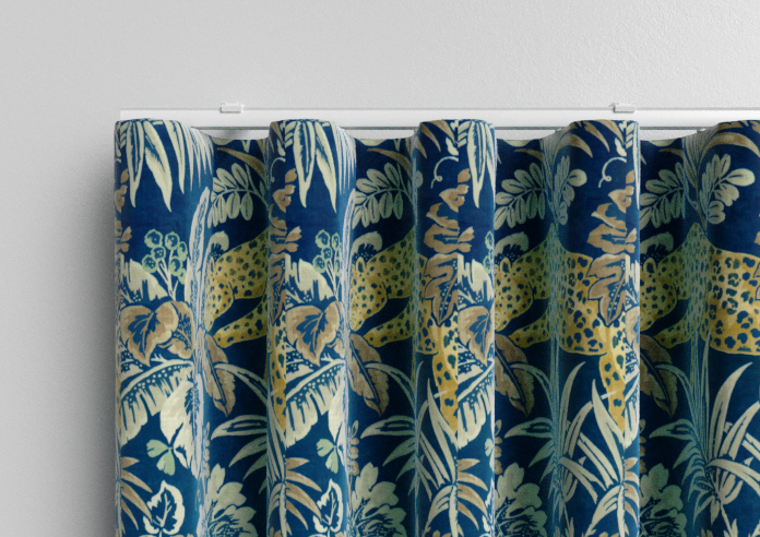 Leopard, Lapis - Made to Measure Curtain - Image 13